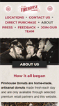Mobile Screenshot of firehousedonuts.net